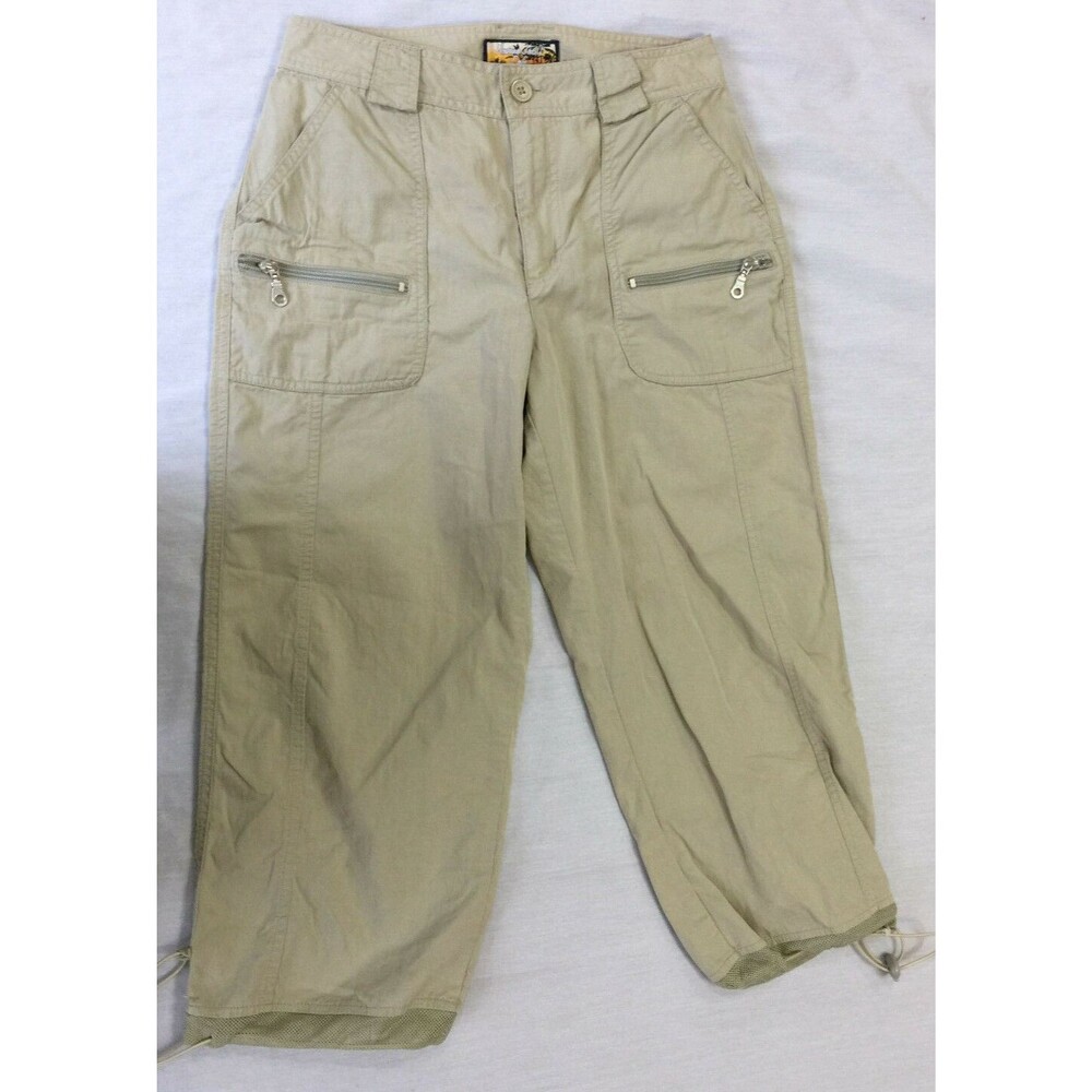 HAVANA JACKS CAFE WOMENS CARGO CAPRIS PANTS SIZE 6